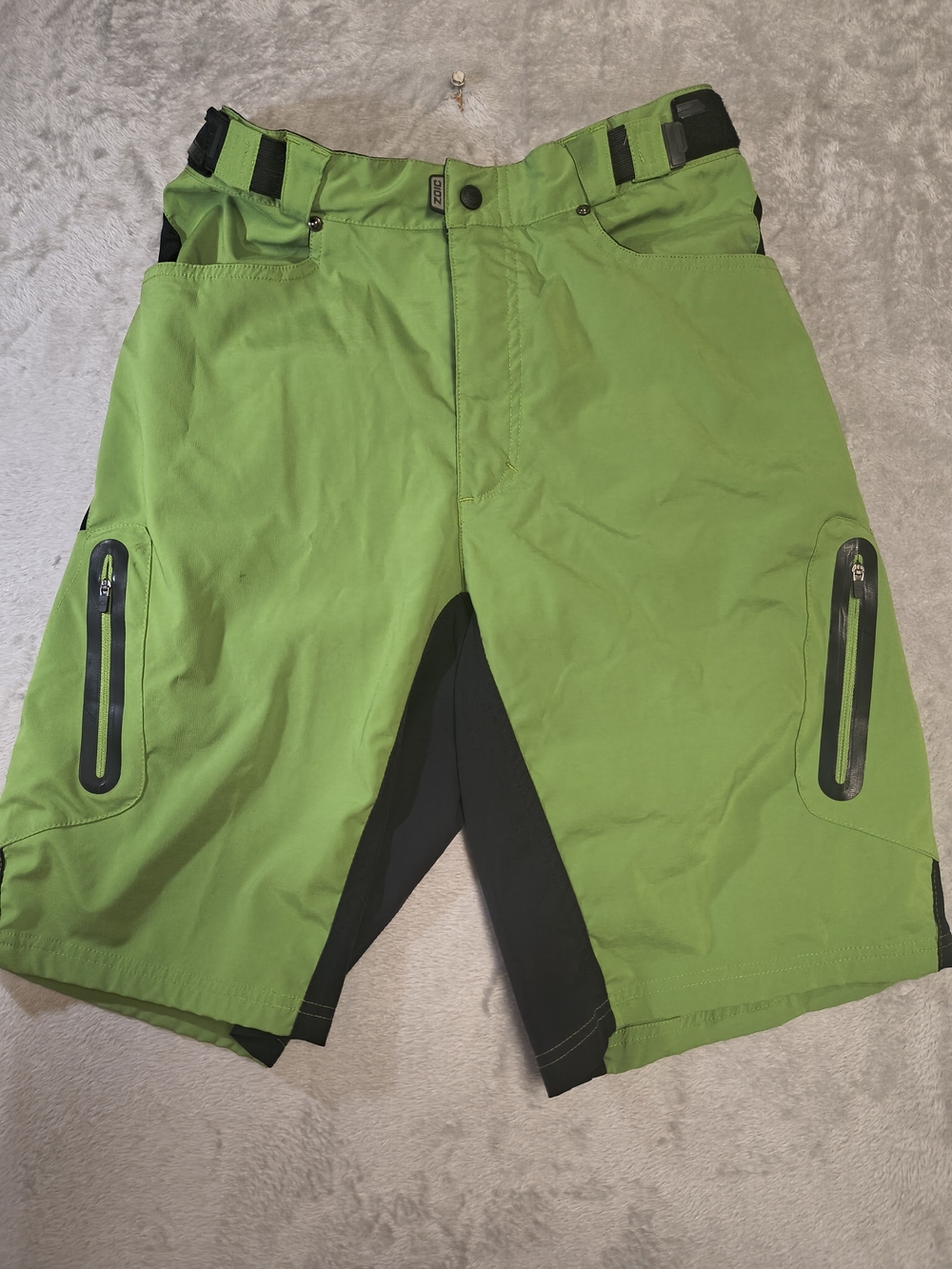 Zoic Men's Green Outdoor Performance Shorts